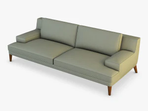 roche bobois &ccedil;alma listesi b&uuml;y&uuml;k 3'l&uuml; kanepe 3D Model