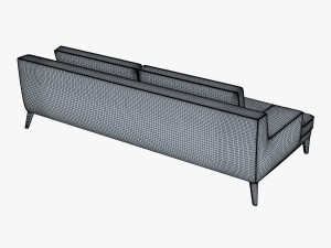 roche bobois playlist large 3 seat sofa 3D 模型