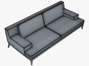 roche bobois playlist large 3 seat sofa 3D 模型