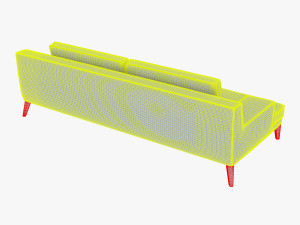 roche bobois playlist large 3 seat sofa 3D 模型