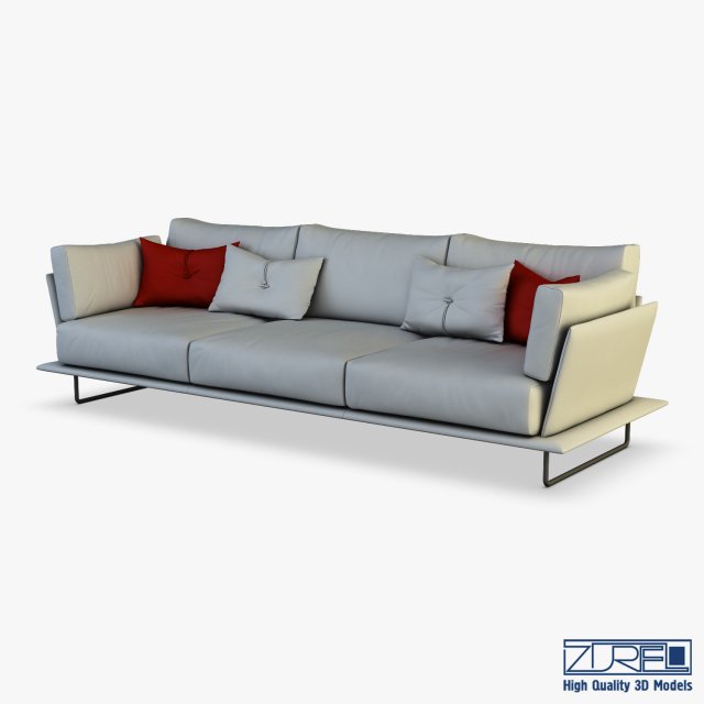 vessel sofa v 2 3D मॉडल .c4d .max .obj .3ds .fbx .stl .blend 