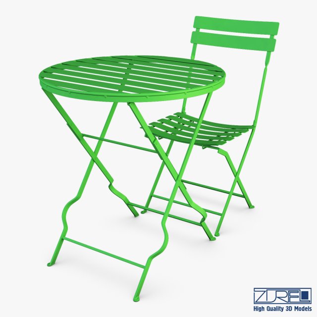 valentino chair table 3D Модель .c4d .max .obj .3ds .fbx .stl .blend 