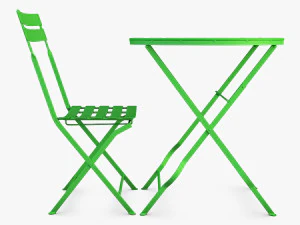 valentino chair table 3D Model