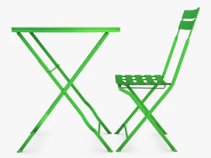 valentino chair table 3D Model