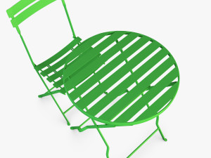 valentino chair table 3D Модель