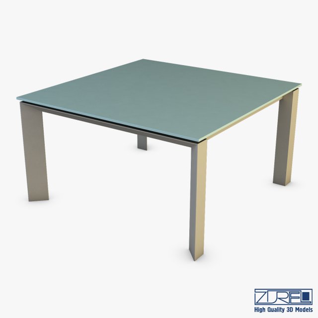 nelio dining table 3D मॉडल .c4d .max .obj .3ds .fbx .stl .blend 