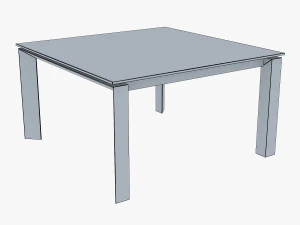 nelio dining table 3D Model
