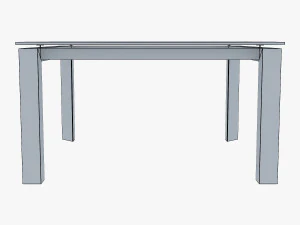 nelio dining table 3D Model