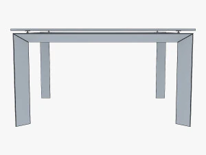 nelio dining table 3D Model