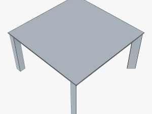 nelio dining table 3D Model