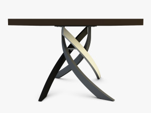 bontempi artistico fixed dining table 3D Модель