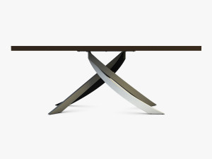 bontempi artistico fixed dining table 3D Модель