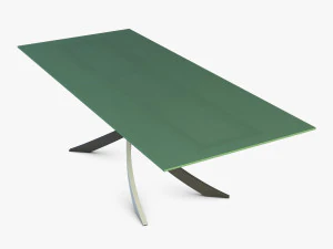 bontempi artistico glass dining table 3D Model