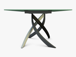 bontempi artistico glass dining table 3D 모델