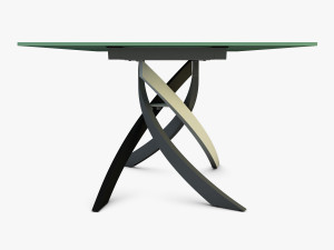 bontempi artistico glass dining table 3D 모델