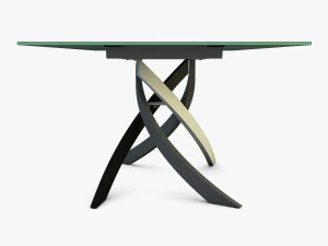 bontempi artistico glass dining table 3D Model