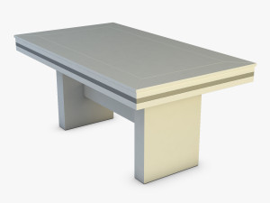 capri dining table 3D 모델