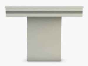 capri dining table 3D Model
