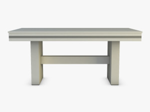 capri dining table 3D 모델