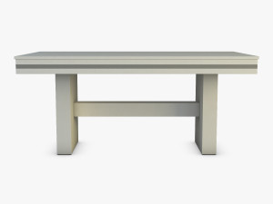 capri dining table 3D 모델