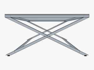 oxo coffee table 3D Model