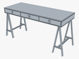 marley cosmetic dressing table 3D Model