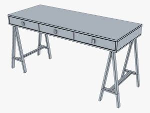 marley cosmetic dressing table 3D Model
