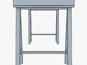 marley cosmetic dressing table 3D Model