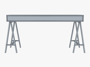 marley cosmetic dressing table 3D Model