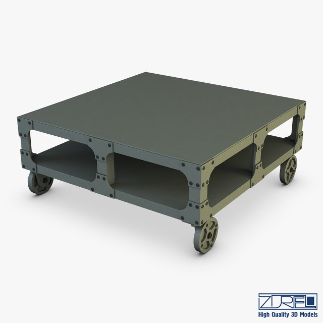 esprit loft coffee table Model 3D .c4d .max .obj .3ds .fbx .stl .blend 