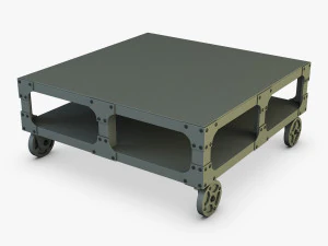 Loftowy stolik kawowy esprit Model 3D