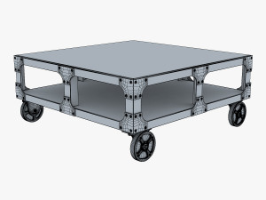 esprit loft coffee table Model 3D