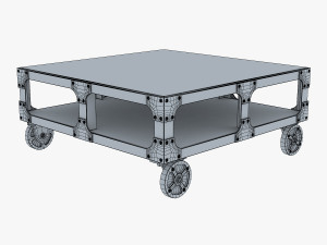 esprit loft coffee table Model 3D
