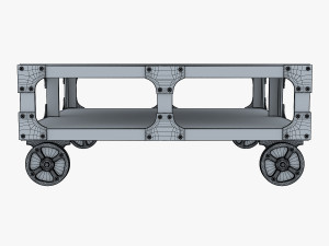 esprit loft coffee table Model 3D