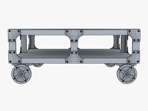 esprit loft coffee table Model 3D
