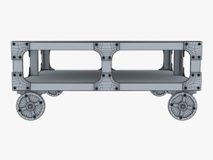 esprit loft coffee table Model 3D