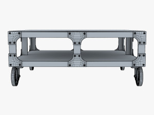 esprit loft coffee table Model 3D
