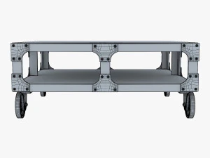 埃斯普利特阁楼咖啡桌 3D 模型