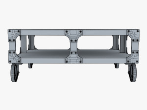 esprit loft coffee table Model 3D