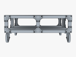 esprit loft coffee table Model 3D