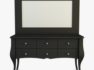 arron cosmetic dressing table 3D Model