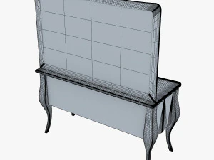 एरॉन कॉस्मेटिक ड्रेसिंग टेबल 3D मॉडल