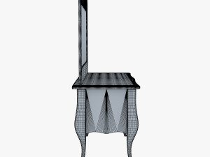 arron cosmetic dressing table 3D Model