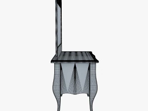 एरॉन कॉस्मेटिक ड्रेसिंग टेबल 3D मॉडल