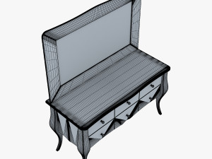 arron cosmetic dressing table 3D Model