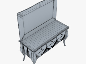 arron cosmetic dressing table 3D Model