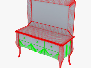 arron cosmetic dressing table 3D Model