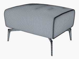 carol ottoman Modello 3D