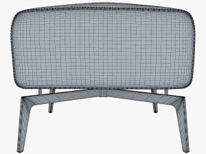 carol ottoman Modello 3D
