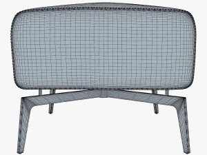 carol ottoman 3D Model